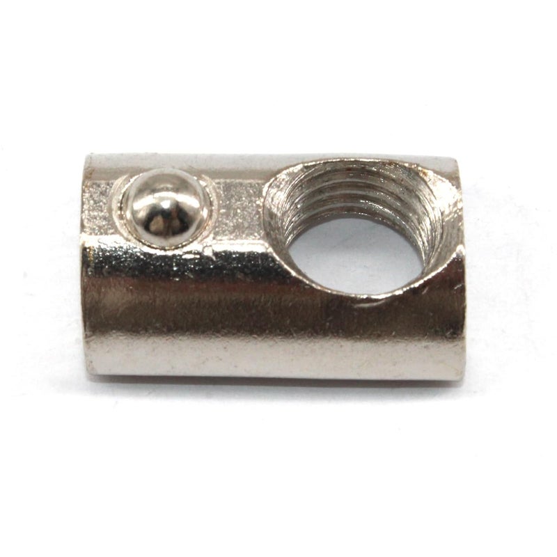 SeeRaphee (30 Pieces)4040 Series M8 Ball Spring T Slot Nuts Carbon Steel Roll In Spring T Sliding Nut for European Standard Aluminum Extrusion Profile - Image 3
